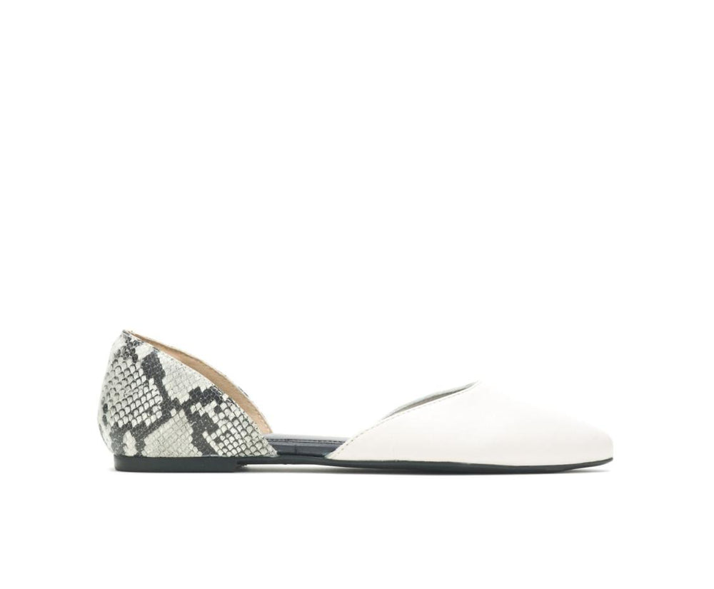 Women Flats & Slip-Ons | Hush Puppies Sadie D'Orsay Ivorysnake Leather