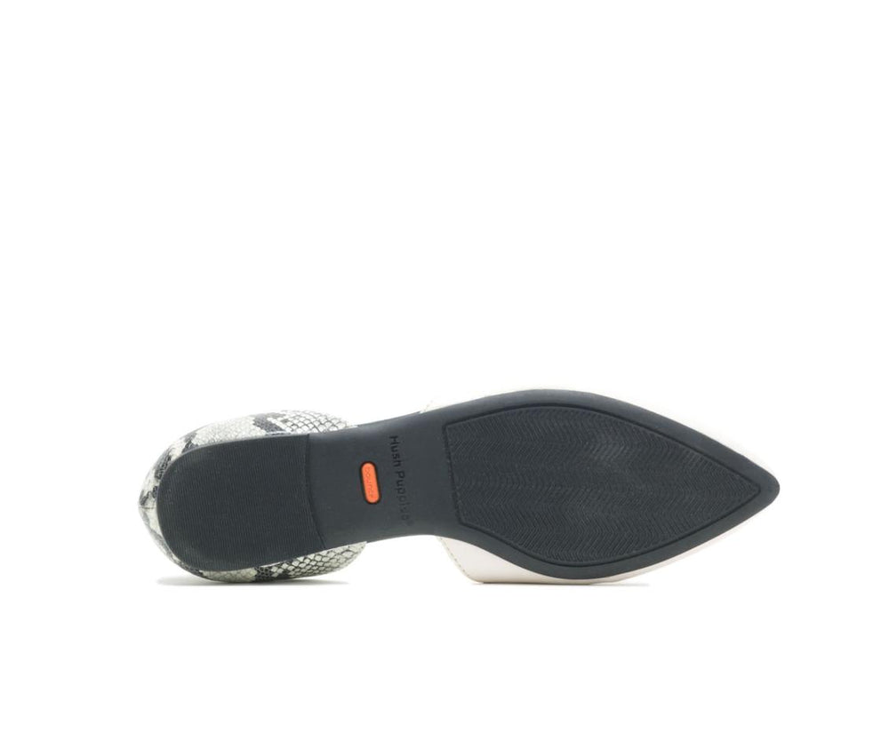 Women Flats & Slip-Ons | Hush Puppies Sadie D'Orsay Ivorysnake Leather