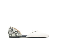 Women Flats & Slip-Ons | Hush Puppies Sadie D'Orsay Ivorysnake Leather