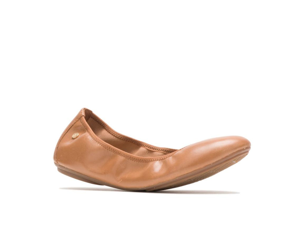 Women Flats & Slip-Ons | Hush Puppies Chaste Ballet Cognac Leather