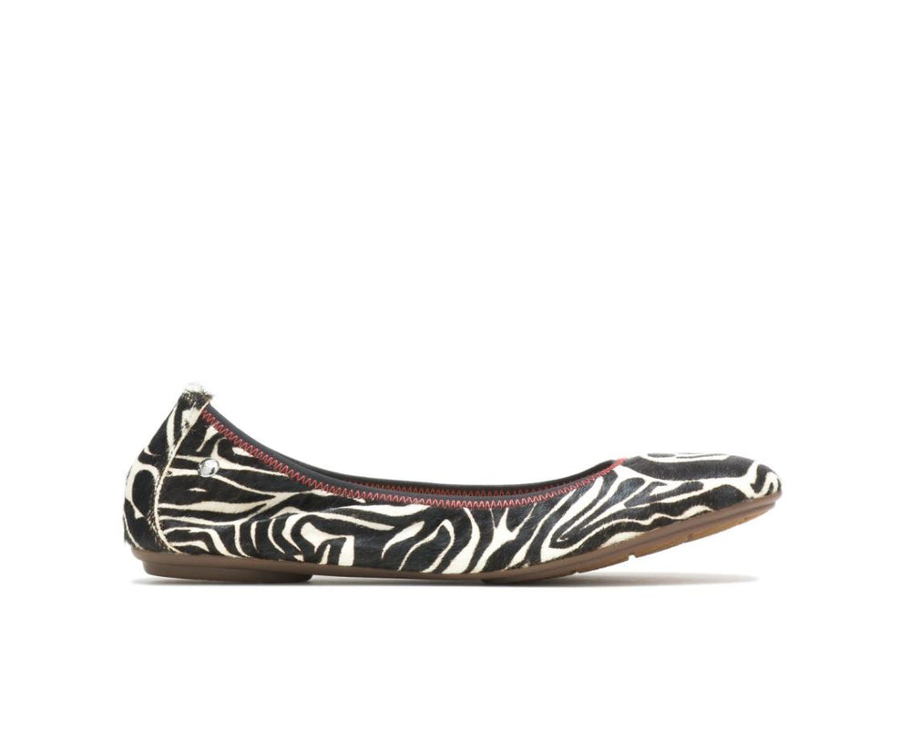 Women Flats & Slip-Ons | Hush Puppies Chaste Ballet Zebra Calf Hair