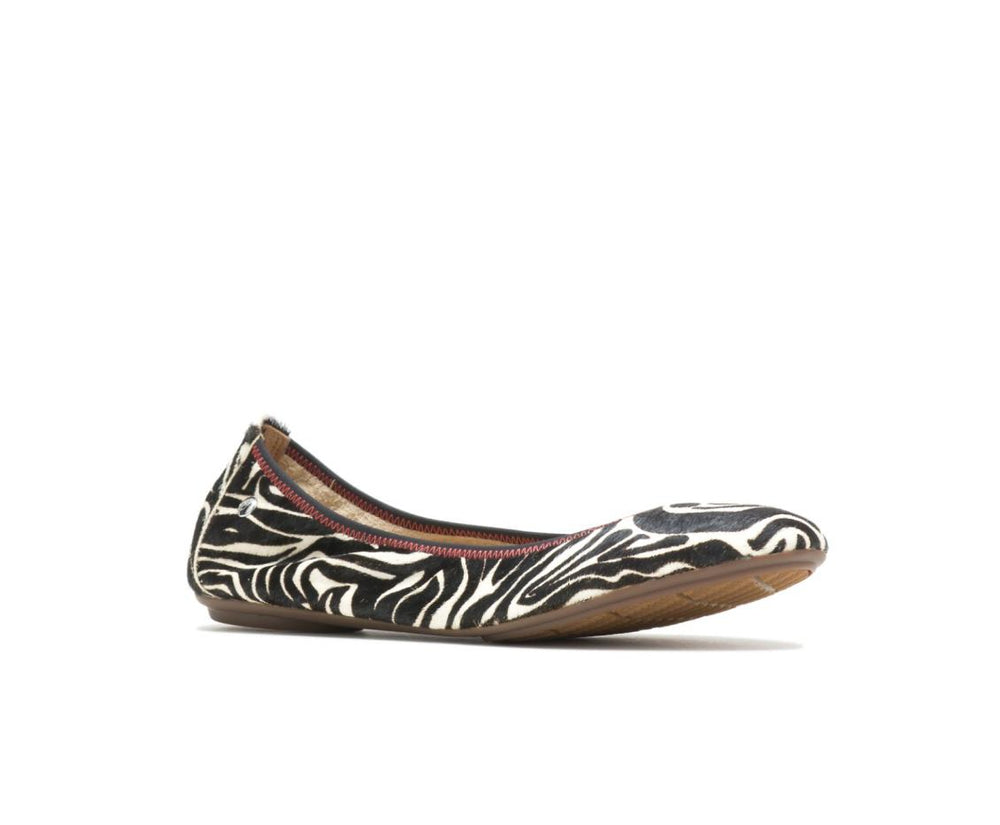Women Flats & Slip-Ons | Hush Puppies Chaste Ballet Zebra Calf Hair
