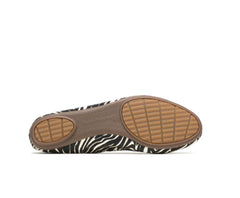 Women Flats & Slip-Ons | Hush Puppies Chaste Ballet Zebra Calf Hair