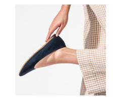 Women Flats & Slip-Ons | Hush Puppies Kendal Ballet Perfect Fit Black Suede