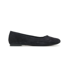 Women Flats & Slip-Ons | Hush Puppies Kendal Ballet Perfect Fit Black Suede