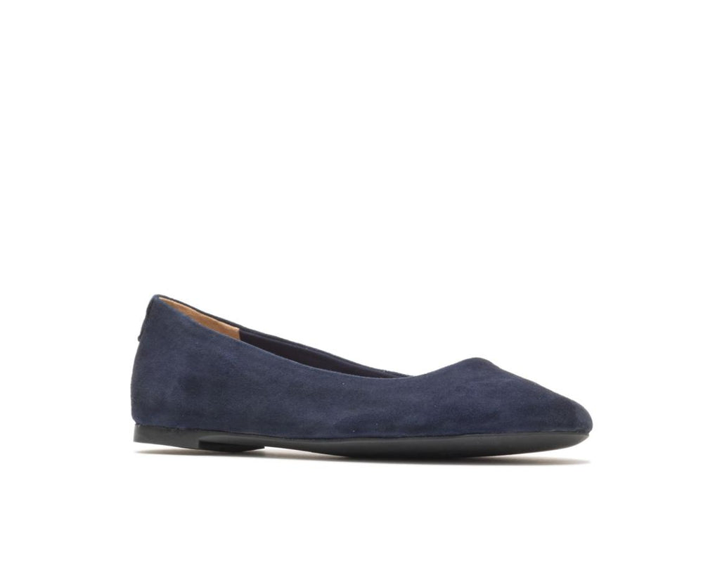 Women Flats & Slip-Ons | Hush Puppies Kendal Ballet Perfect Fit Navy Suede