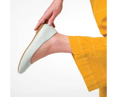 Women Flats & Slip-Ons | Hush Puppies Kendal Ballet Perfect Fit Pale Blue Leather