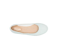 Women Flats & Slip-Ons | Hush Puppies Kendal Ballet Perfect Fit Pale Blue Leather