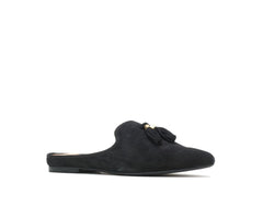 Women Flats & Slip-Ons | Hush Puppies Sadie Tassel Mule Black Suede