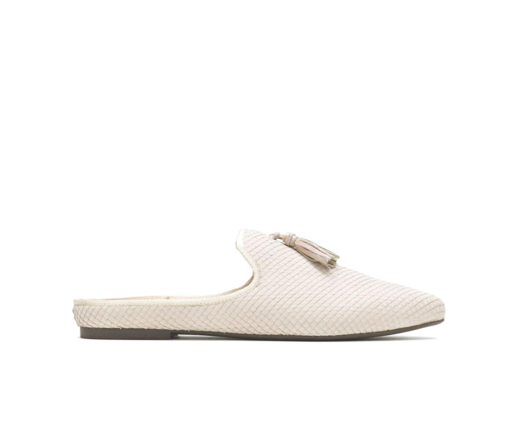 Women Flats & Slip-Ons | Hush Puppies Sadie Tassel Mule Eggnog Cobra Leather