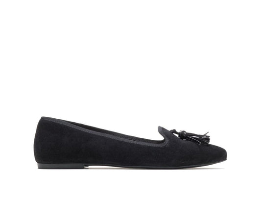 Women Flats & Slip-Ons | Hush Puppies Sadie Tassel Slip-On Black Suede