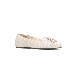 Women Flats & Slip-Ons | Hush Puppies Sadie Tassel Slip-On Eggnog Cobra Leather