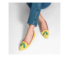 Women Flats & Slip-Ons | Hush Puppies Sadie Tassel Slip-On Eggnog Cobra Leather