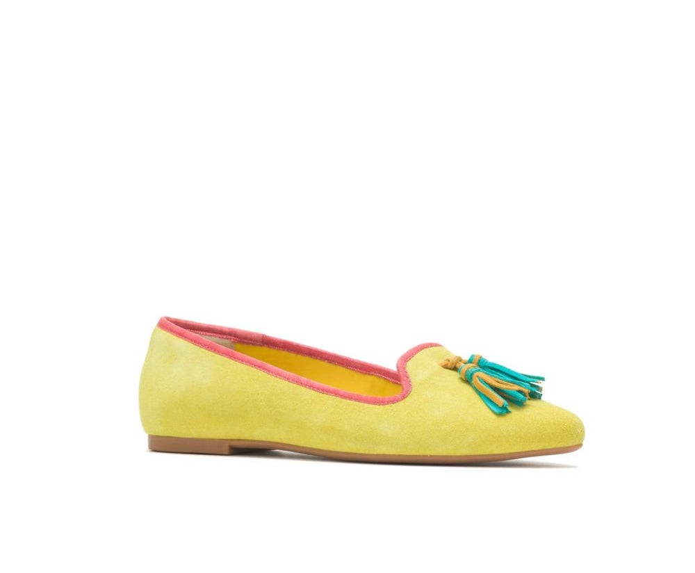 Women Flats & Slip-Ons | Hush Puppies Sadie Tassel Slip-On Sun Yellow Suede