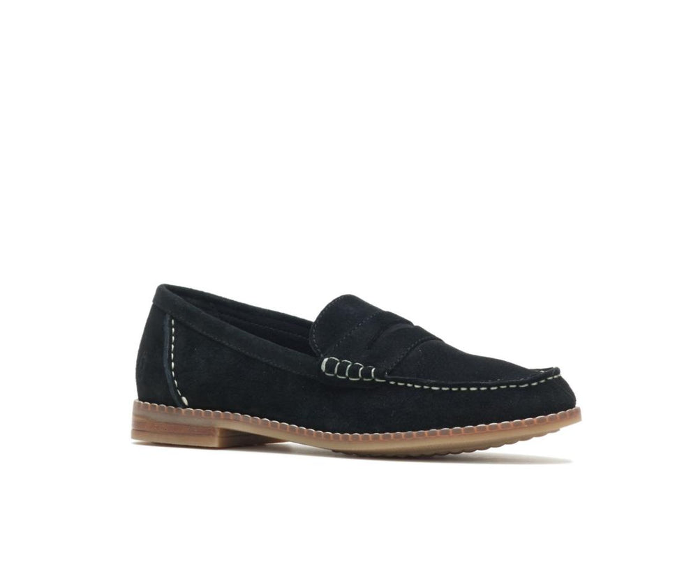 Women Flats & Slip-Ons | Hush Puppies Wren Loafer Black Suede