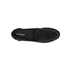 Women Flats & Slip-Ons | Hush Puppies Wren Loafer Black Suede