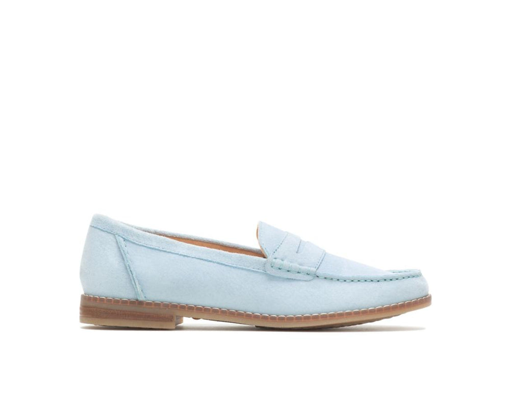 Women Flats & Slip-Ons | Hush Puppies Wren Loafer Blue Dusk Suede