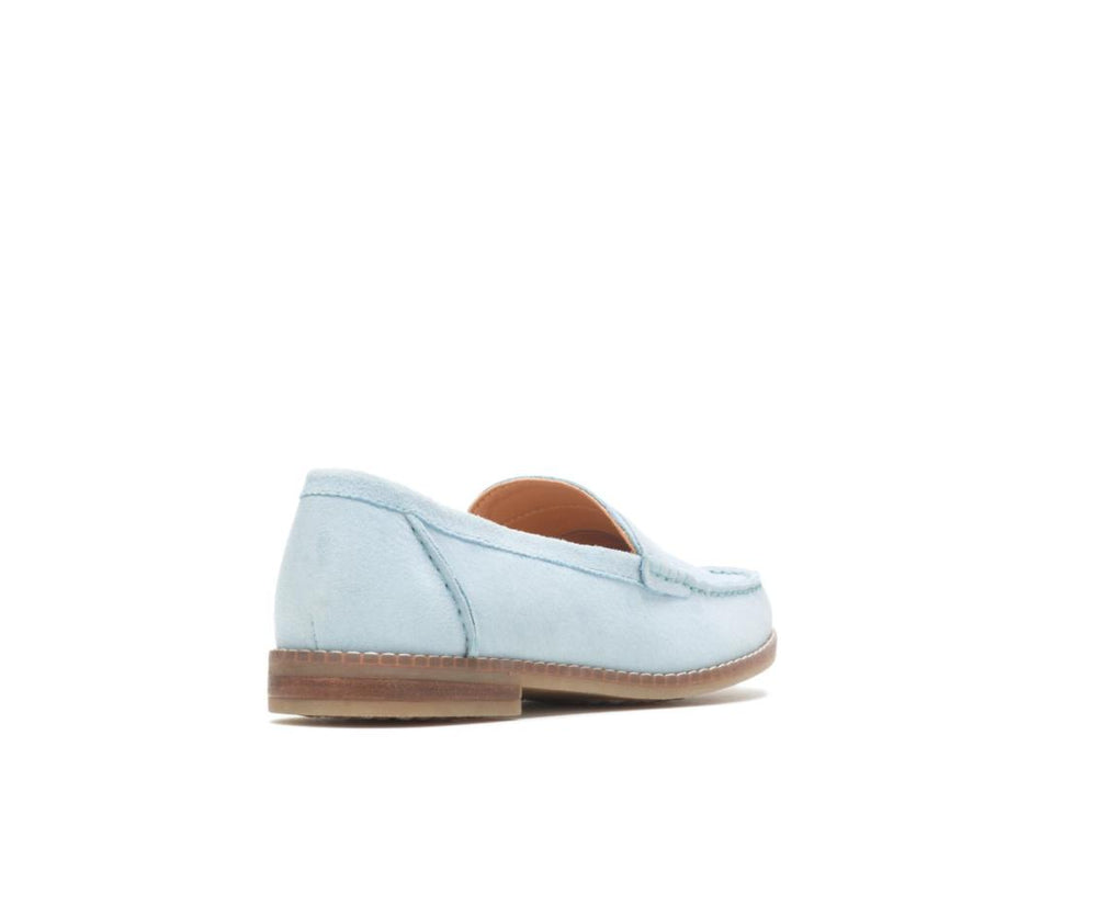 Women Flats & Slip-Ons | Hush Puppies Wren Loafer Blue Dusk Suede