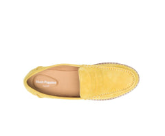 Women Flats & Slip-Ons | Hush Puppies Wren Loafer Lemon Curry Suede