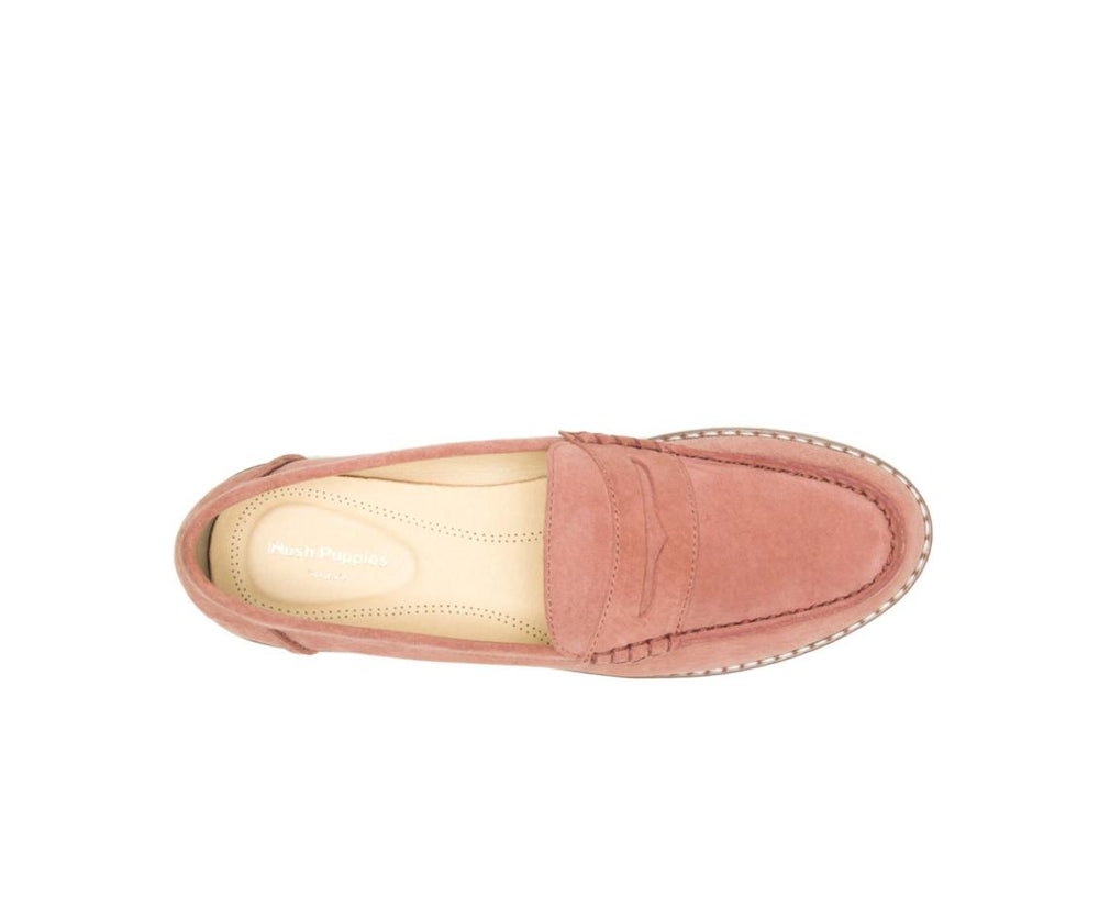 Women Flats & Slip-Ons | Hush Puppies Wren Loafer Salmon Suede