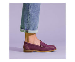 Women Flats & Slip-Ons | Hush Puppies Wren Loafer Violet Suede