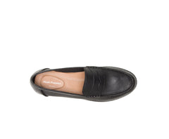 Women Loafers | Hush Puppies Wren Loafer Perfect Fit Black Leather