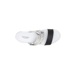 Women Sandals | Hush Puppies Andi Slide Snake Leatherblack
