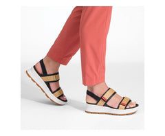 Women Sandals | Hush Puppies Andi Slingback Sandal Black Leathertan