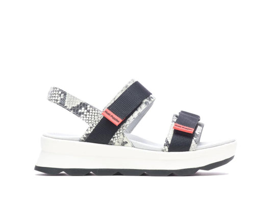 Women Sandals | Hush Puppies Andi Slingback Sandal Snake Leatherblack