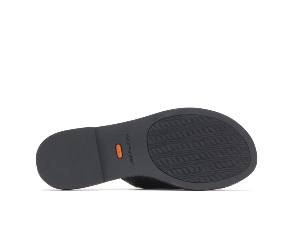 Women Sandals | Hush Puppies Lexi Slide Black Leather