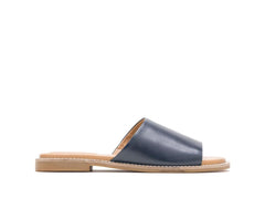 Women Sandals | Hush Puppies Lexi Slide Navy Leather