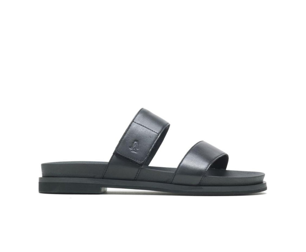 Women Sandals | Hush Puppies Lilly 2 Band Slide Black Leather