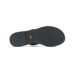 Women Sandals | Hush Puppies Lilly 2 Band Slide Black Leather