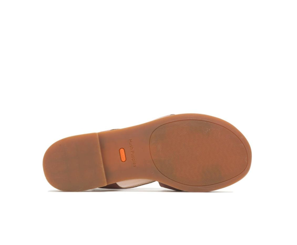 Women Sandals | Hush Puppies Lilly Criss Cross Sandal Cognac Nubuck