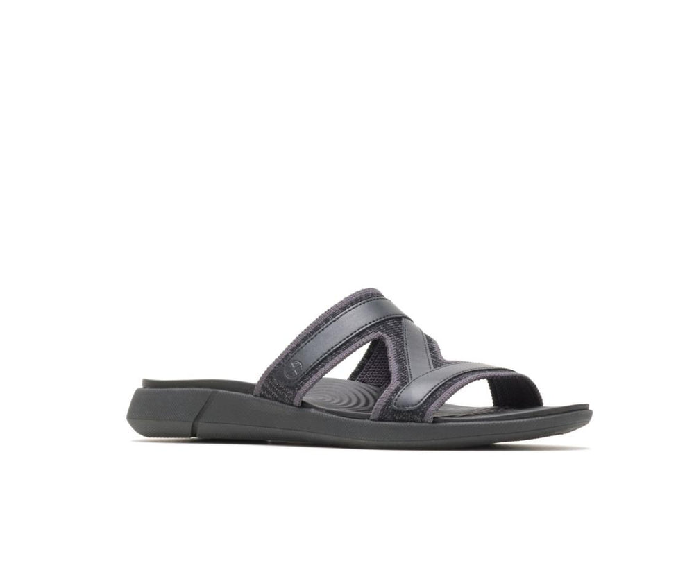 Women Sandals | Hush Puppies Willa Knit Slide Black Knit