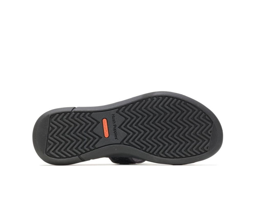 Women Sandals | Hush Puppies Willa Knit Slide Black Knit