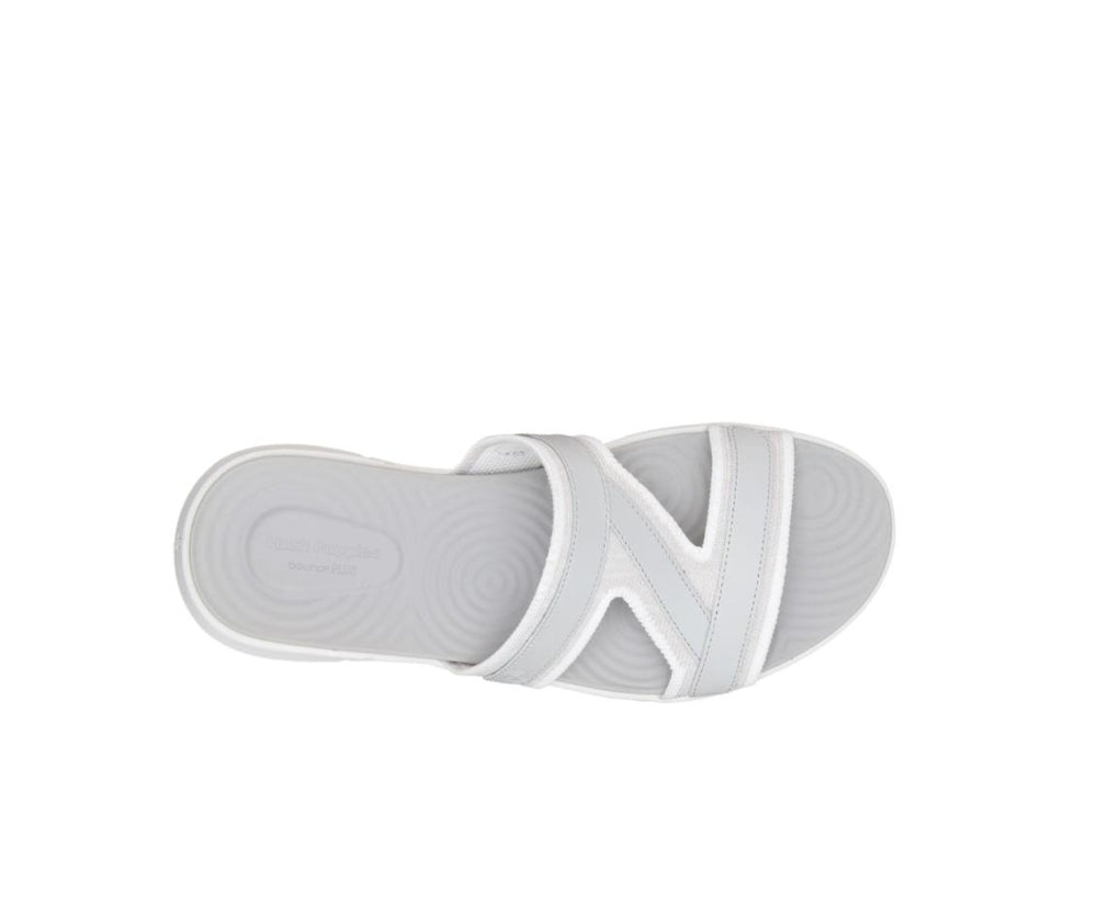 Women Sandals | Hush Puppies Willa Knit Slide Vapor Grey Knit