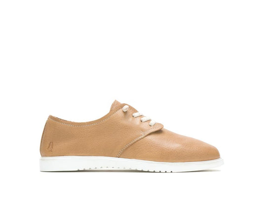 Women Sneakers | Hush Puppies Everyday Lace Up Tan Leather