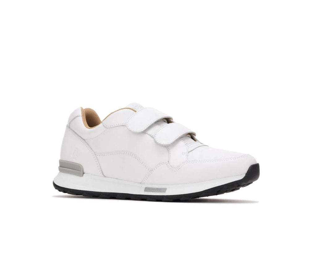 Women Sneakers | Hush Puppies Jenna 2Strap Jogger White Leather