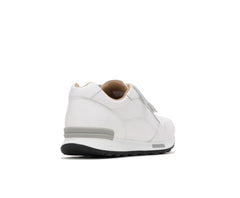 Women Sneakers | Hush Puppies Jenna 2Strap Jogger White Leather