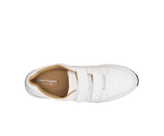 Women Sneakers | Hush Puppies Jenna 2Strap Jogger White Leather