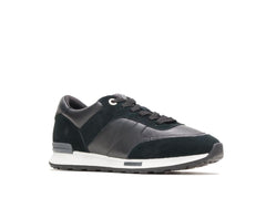 Women Sneakers | Hush Puppies Jenna Jogger Black Leather