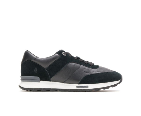 Women Sneakers | Hush Puppies Jenna Jogger Black Leather