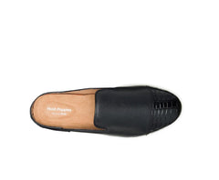 Women Sneakers | Hush Puppies Sabine Mule Black Leather