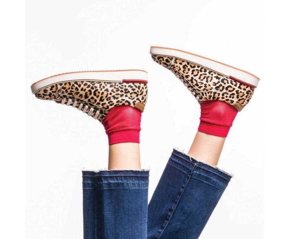 Women Sneakers | Hush Puppies Sabine Sneaker Leopard Calf Hair