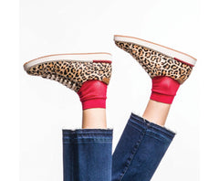 Women Sneakers | Hush Puppies Sabine Sneaker Leopard Calf Hair