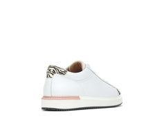 Women Sneakers | Hush Puppies Sabine Sneaker White Leatherzebra