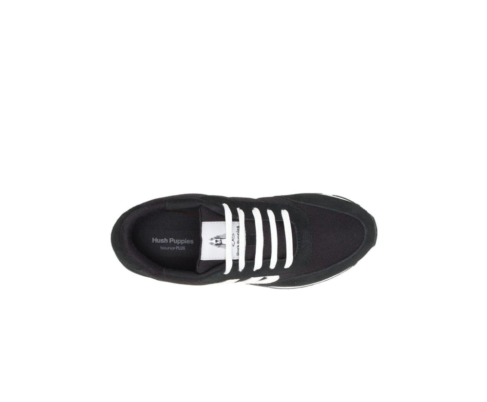 Women Sneakers | Hush Puppies Seventy8 Black Suede