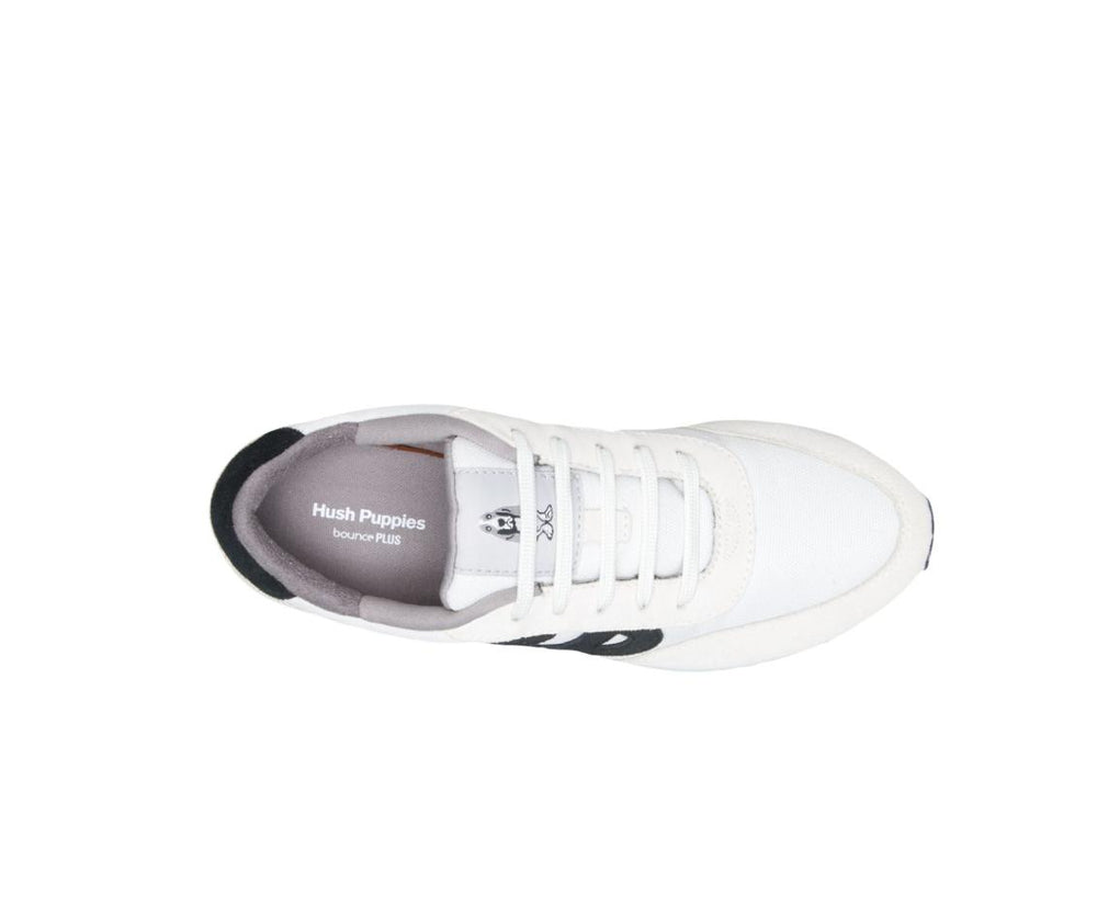 Women Sneakers | Hush Puppies Seventy8 White Suede