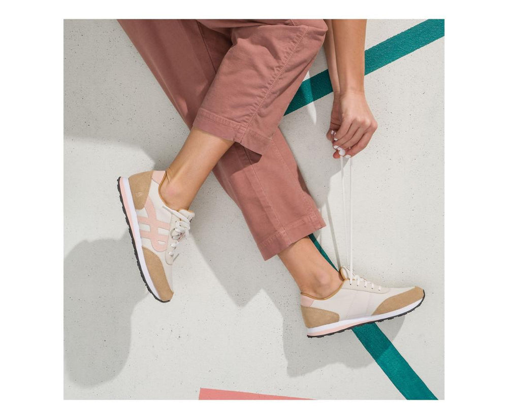 Women Sneakers | Hush Puppies Seventy8 White Suede